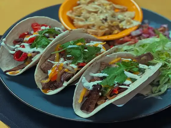 Plate of tacos